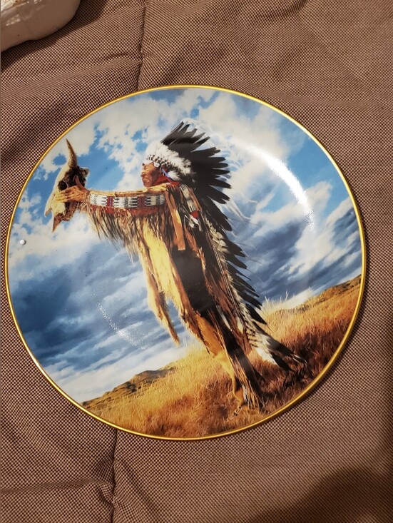 Franklin Mint Other - Franklin Mint Limited Edition "Prayer to the Great Spirit" Porcelain Plate